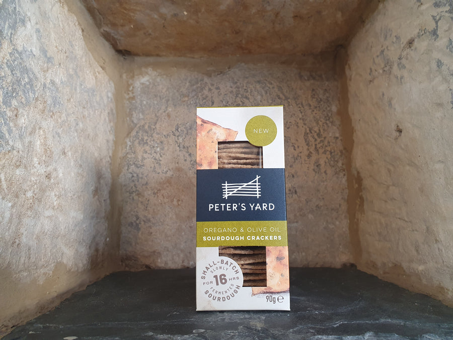 Peter's Yard ~ Oregano & Olive Oil Sourdough Crackers