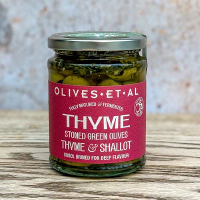 Olives-Et-Al Thyme & Shallot Olives – Jar 270g