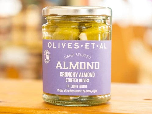 Almond Stuffed Olives – Jar 250g