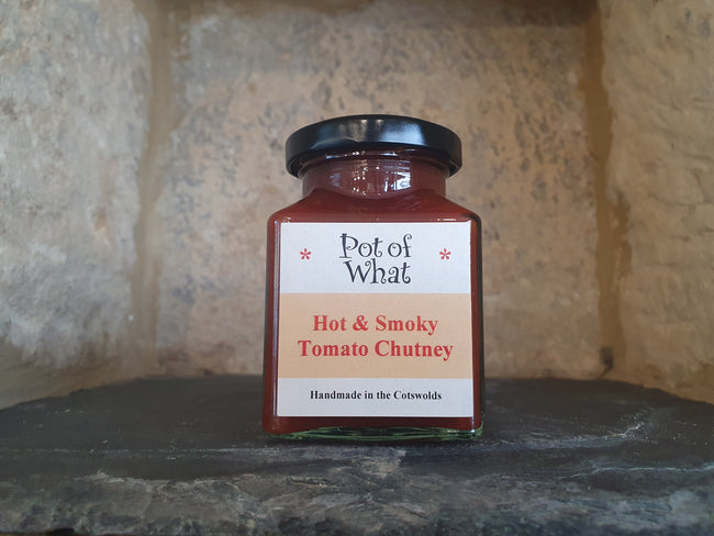 Pot Of What ~ Hot & Smoky Tomato Chutney