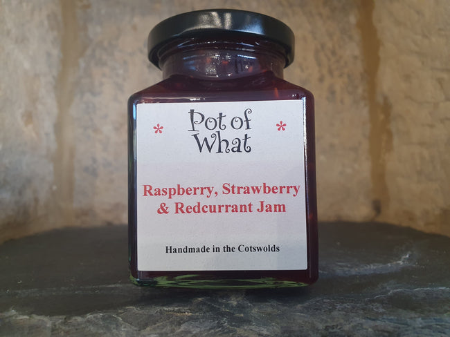 Pot Of What ~ Raspberry, Strawberry & Redcurrant Jam