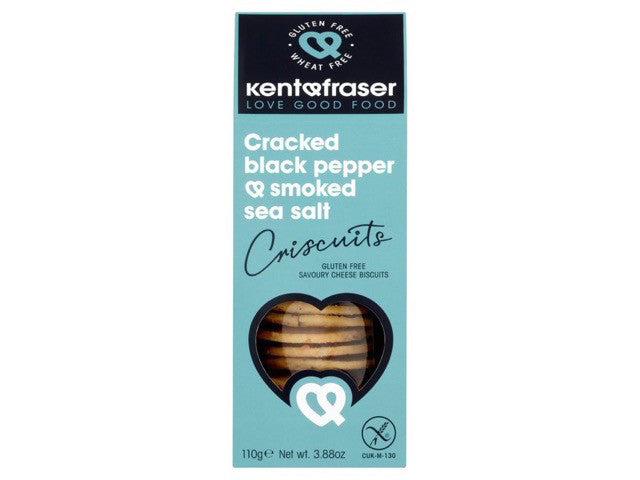 Kent & Fraser ~ Gluten Free - Cracked Black Pepper &  Sea Salt