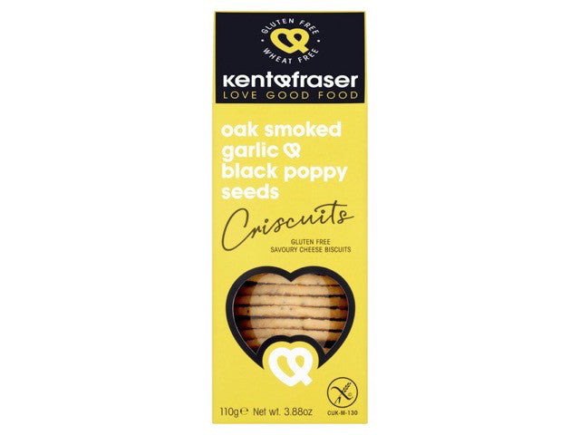 Kent & Fraser ~ Gluten Free - Garlic & Poppy Seeds