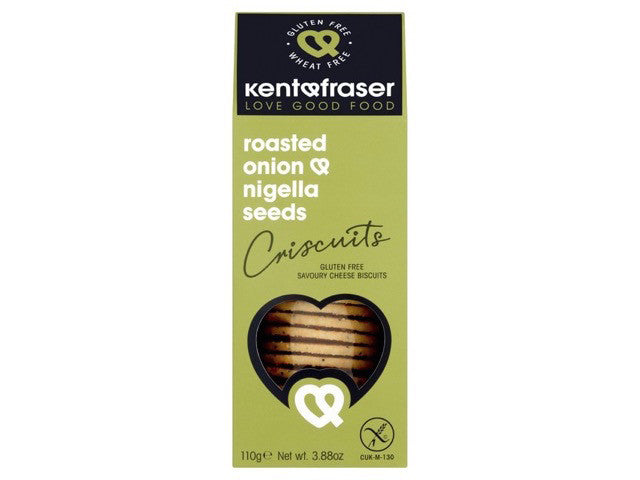 Kent & Fraser ~ Gluten Free - Onion & Nigella Seeds