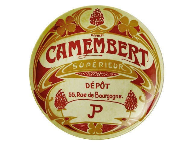 Serve up delicious canapés with this set of 4 Camembert Canapé plates from the Cotswold Cheese Company