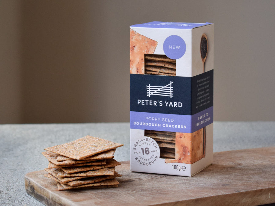 Peters Yard ~ Poppy Seed Crackers 100g