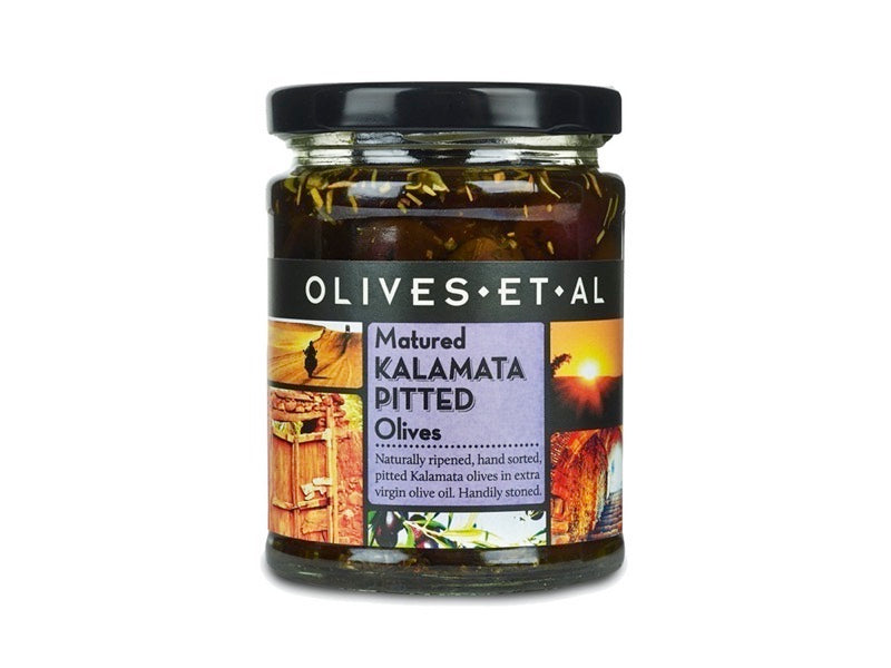 Greek Kalamata Pitted Olives – Jar 250g