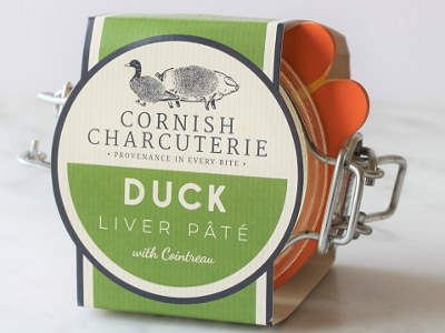 Cornish Charcuterie ~ Duck Liver & Contreau Pâté 125g