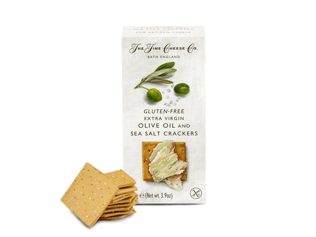 The Fine Cheese Co ~ Gluten Free Olive Oil & Sea Salt Crackers