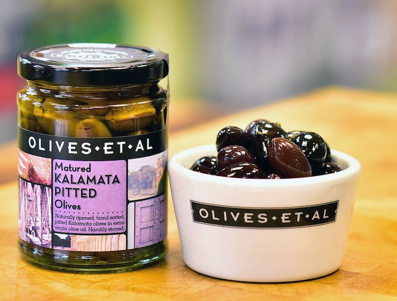 Greek Kalamata Pitted Olives – Jar 250g