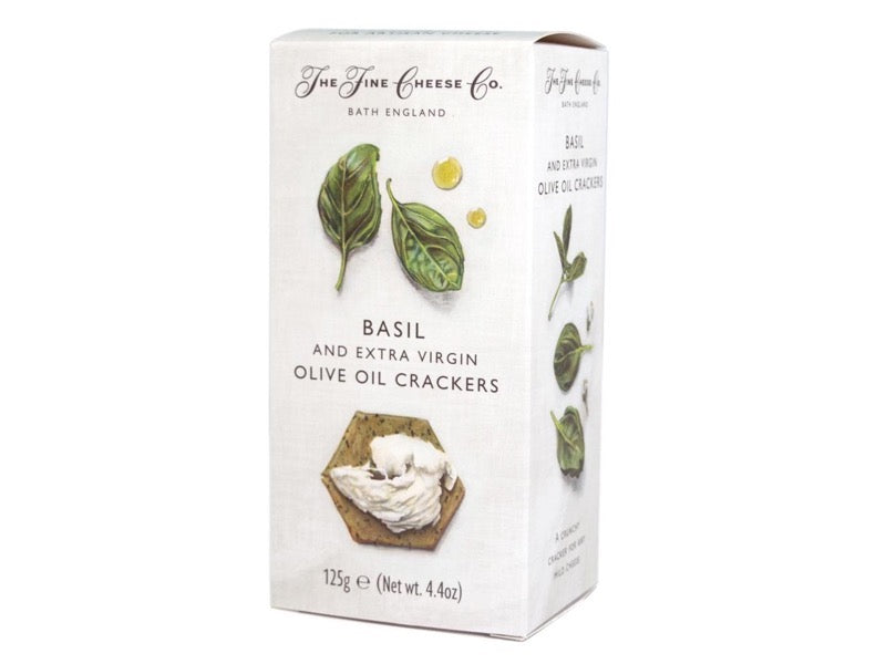 Fine Cheese Co - Basil and Extra Virgin Olive Oil Crackers