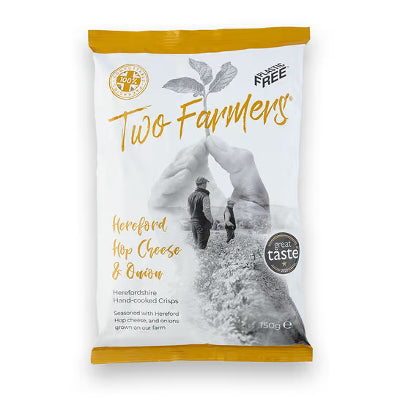 Two Farmers ~ Hereford Hop Cheese & Onion Crisps 150g